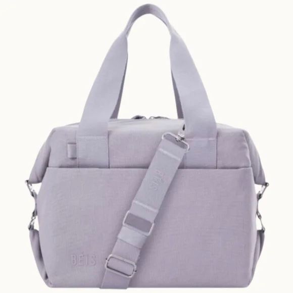 NWT | BEIS Collapsible Lunch Box Tote | Lavender - Picture 1 of 4
